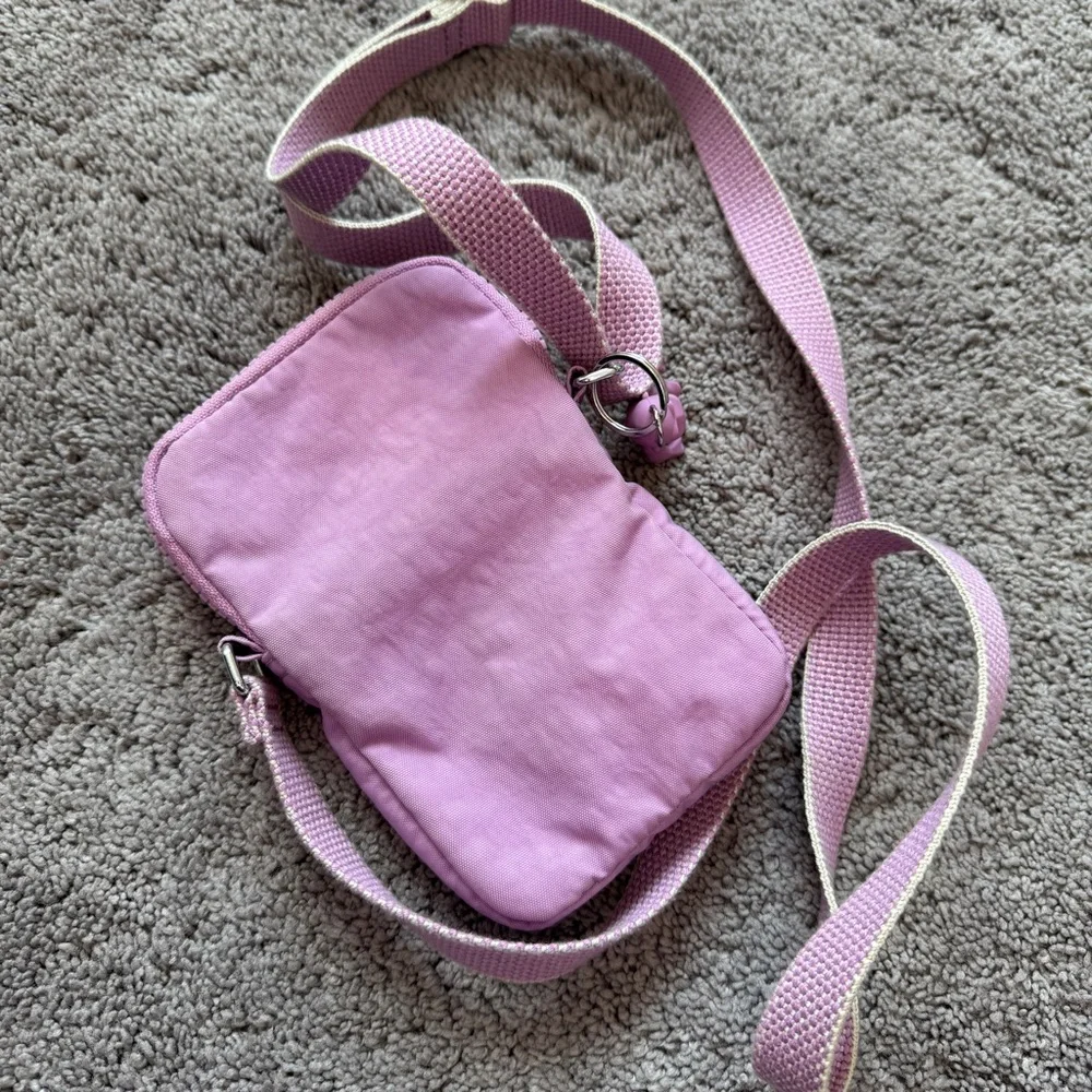 Kipling Lavendar Crossbody Phone Bag